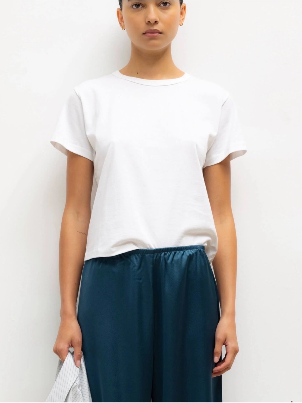 LESET White Short-Sleeve Tee